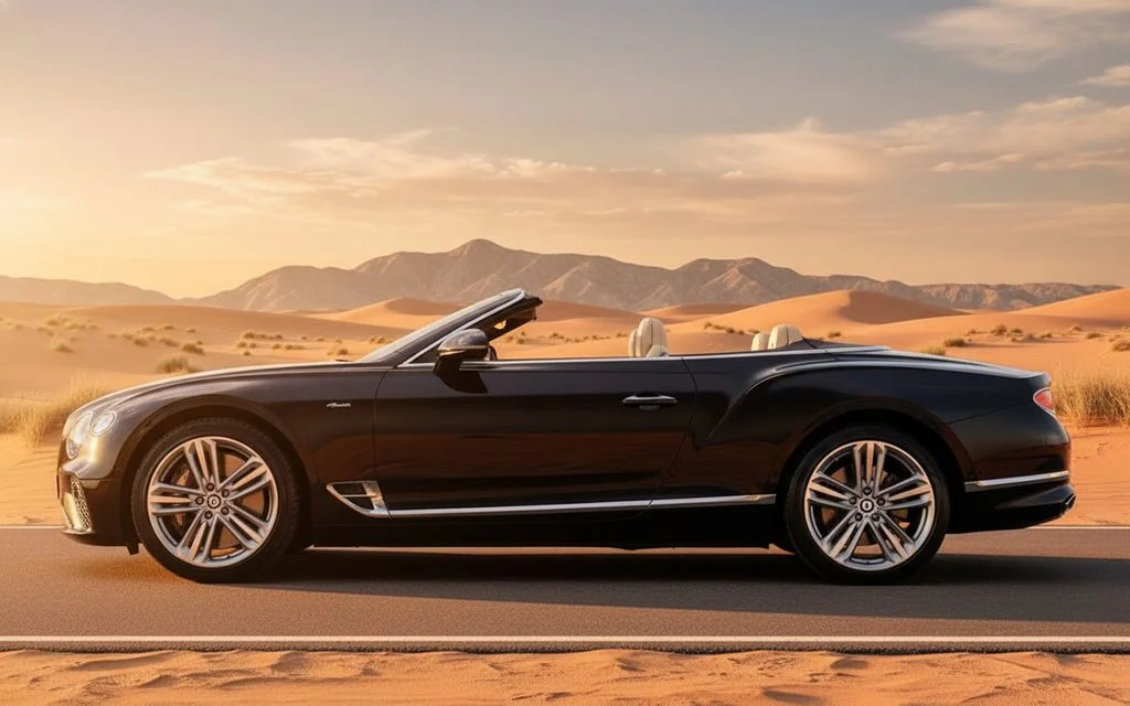 Bentley ContinentalGt Gtc 2023 Black side profile