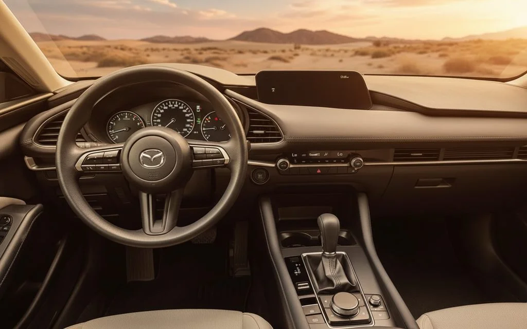 Mazda 3 2025 interior view showing trim