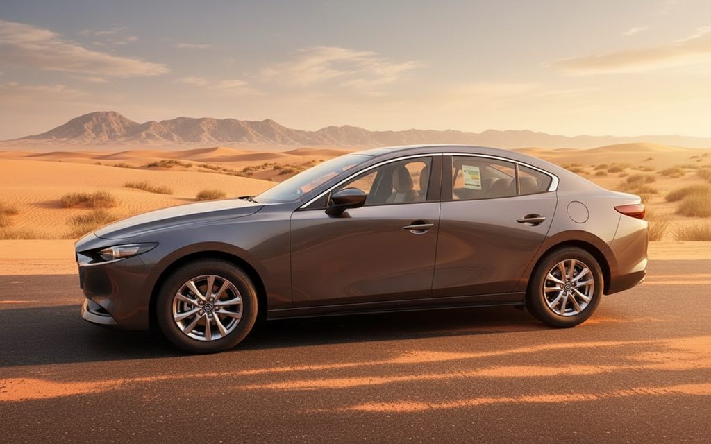 Mazda 3 2025 Grey side profile