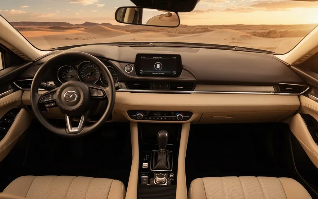 Mazda 6 2025 interior view showing trim