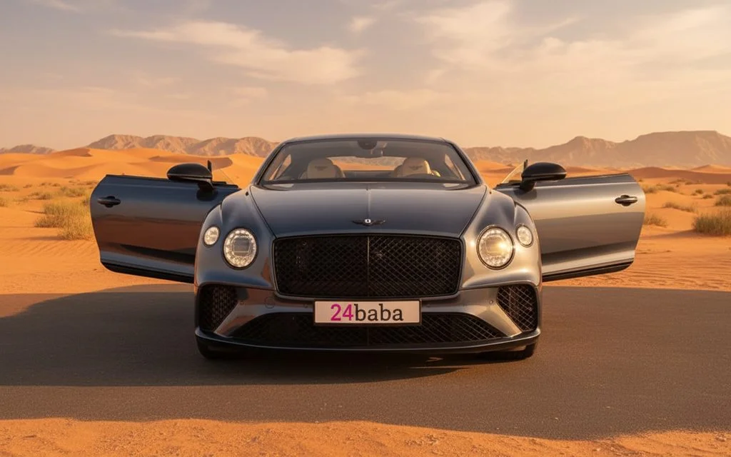 Bentley ContinentalGt Gtc 2020 Blue front view with headlights
