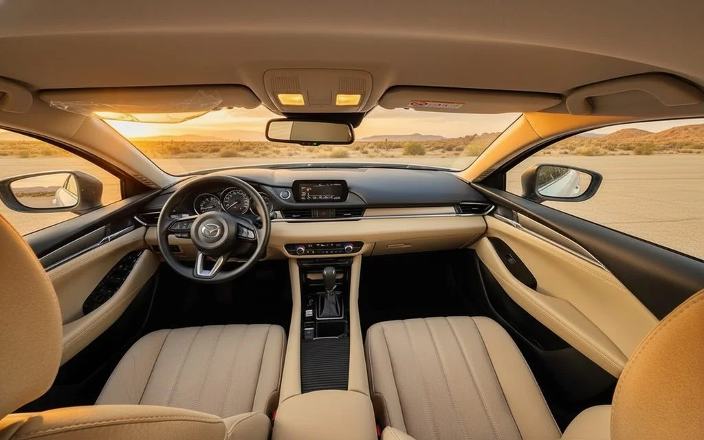 Mazda 6 2023 interior view showing trim