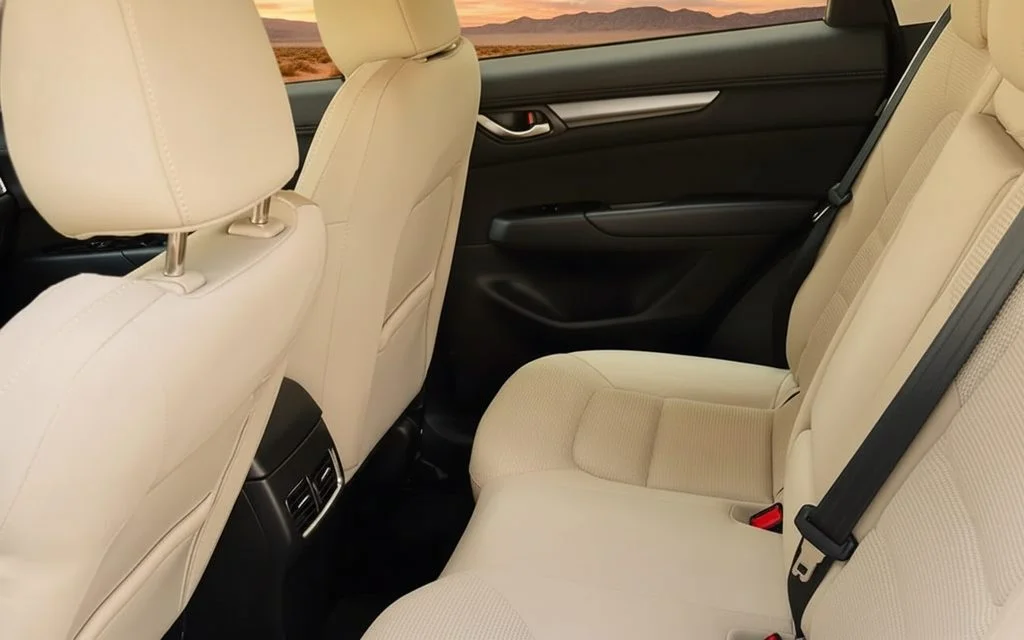 Mazda CX-5 2025 Blue parked outdoor scene