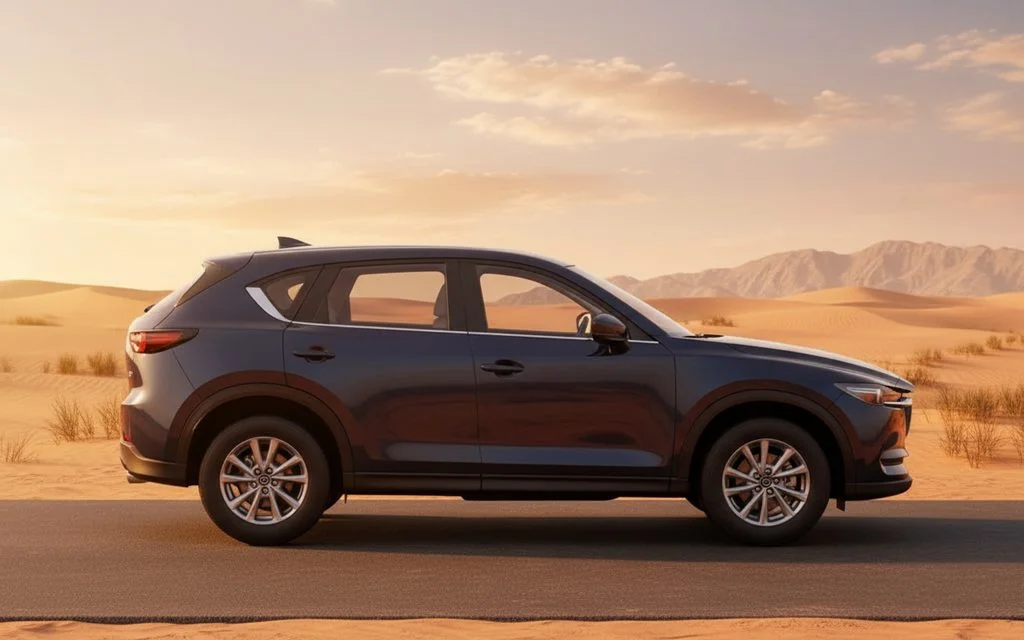 Mazda Cx 5 2025 Blue side profile