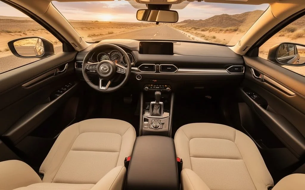Mazda Cx 5 2025 interior view showing trim