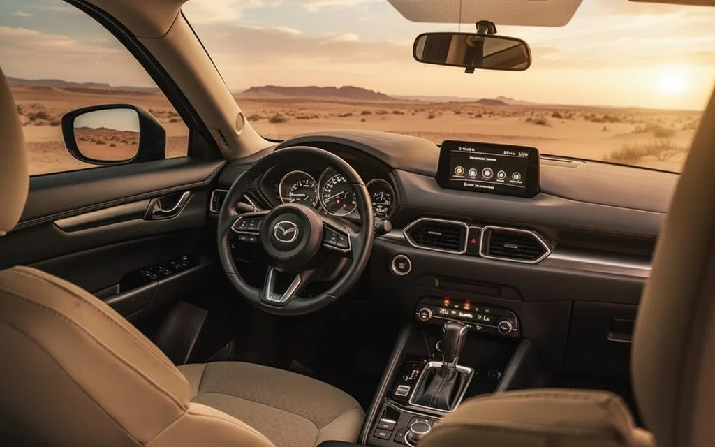 Mazda Cx 5 2024 interior view showing trim