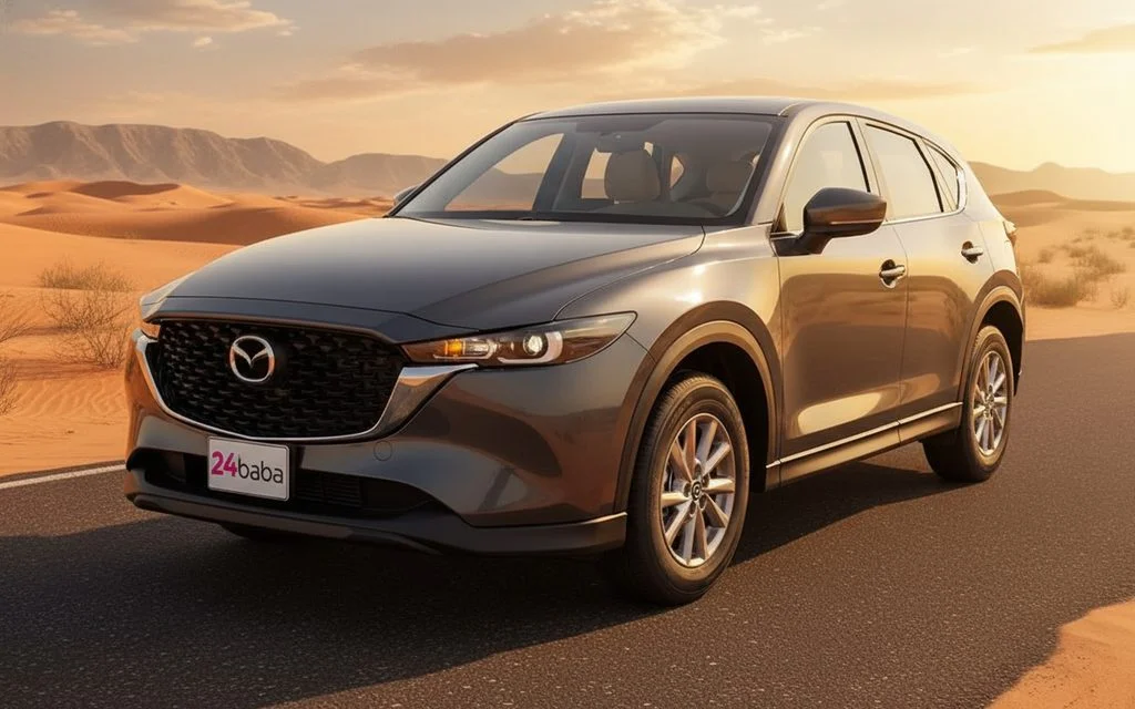 Mazda Cx 5 2025 Grey front view with headlights