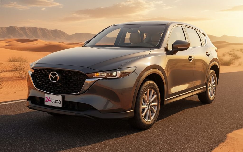 Mazda Cx 5 2025 Grey front view with headlights