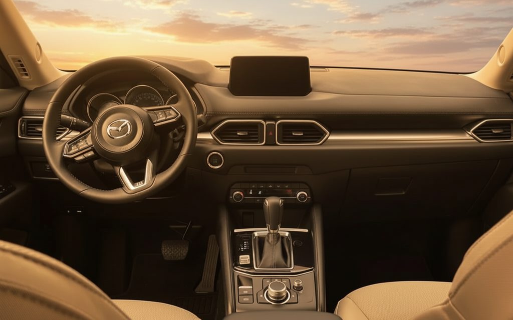 Mazda Cx 5 2022 interior view showing trim