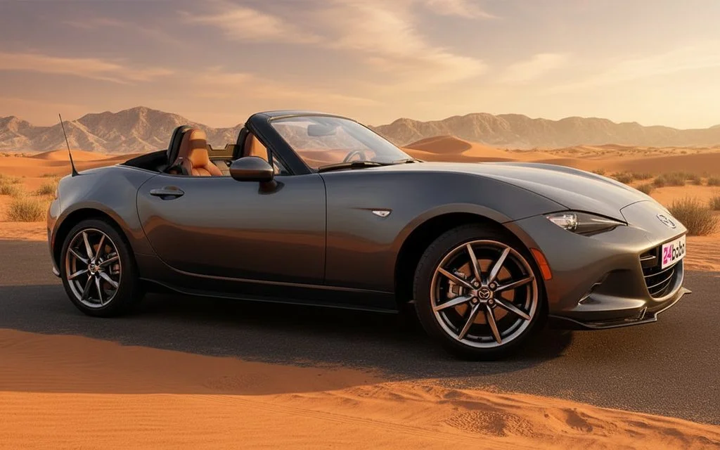 Mazda Mx 5 2022 Grey side profile