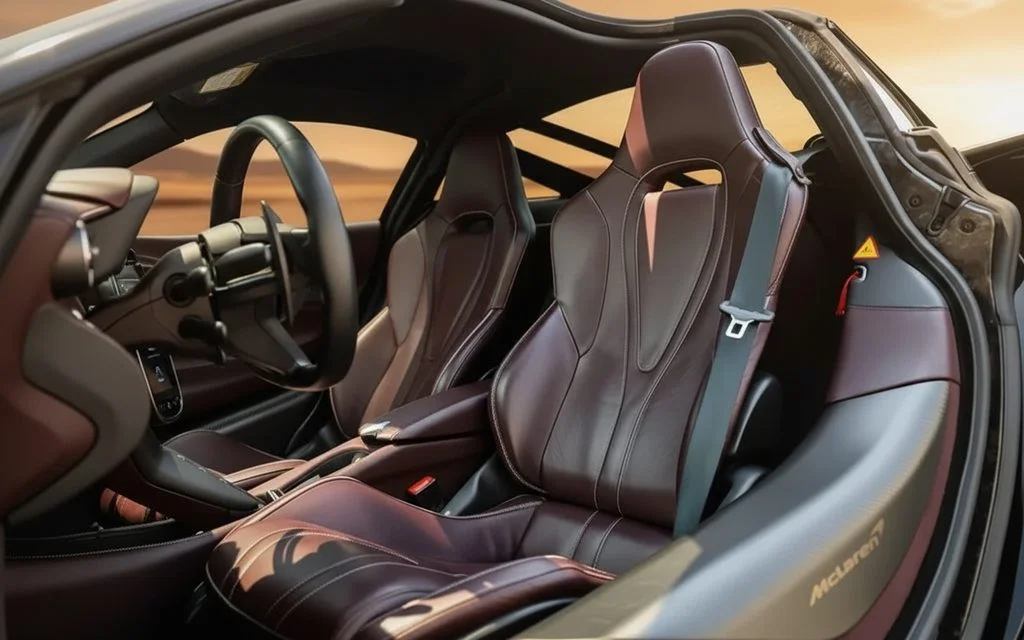 Mclaren 720S 2023 leather seats and cabin