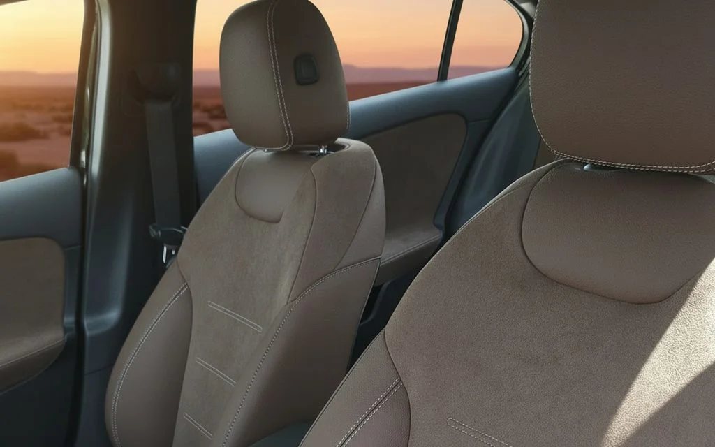 Mercedes A200 2024 leather seats and cabin