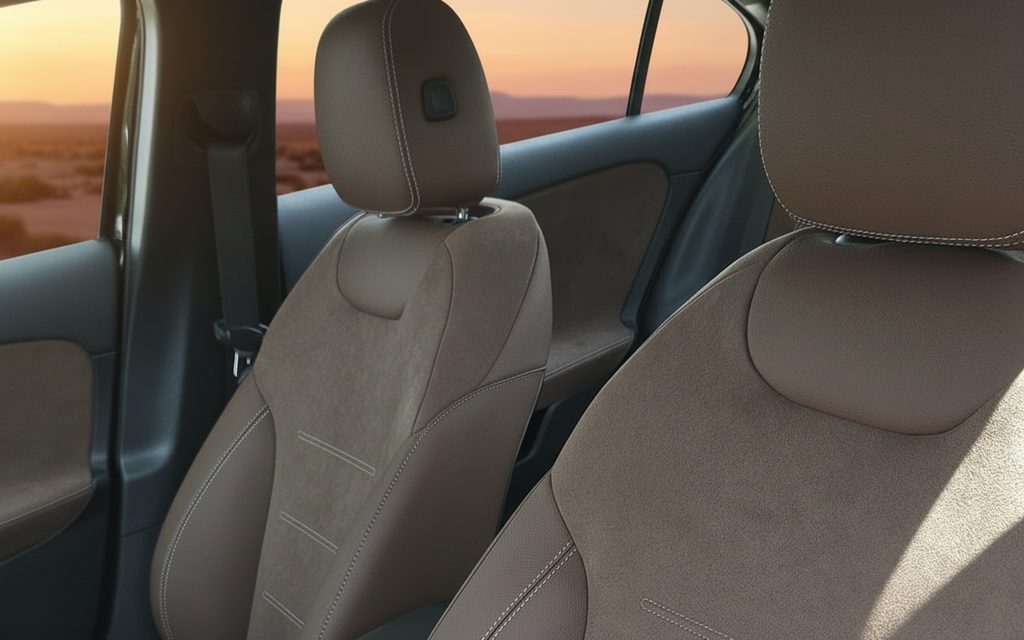 Mercedes A200 2024 leather seats and cabin