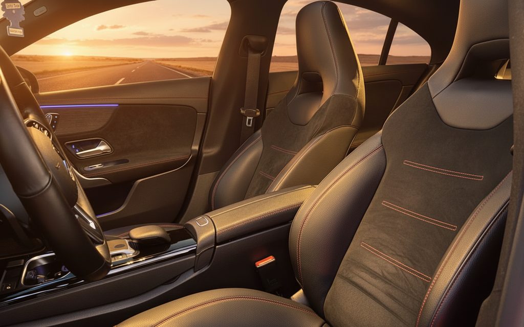 Mercedes Cla250 2023 leather seats and cabin