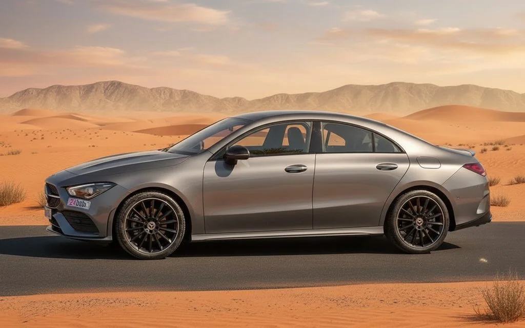 Mercedes Cla45 2022 Grey side profile