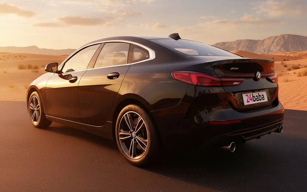 Bmw 228 2024 Black rear view showing taillights