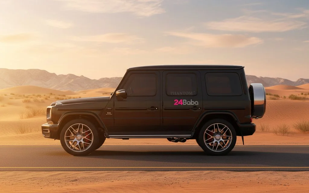 Mercedes G63 2022 Black side profile