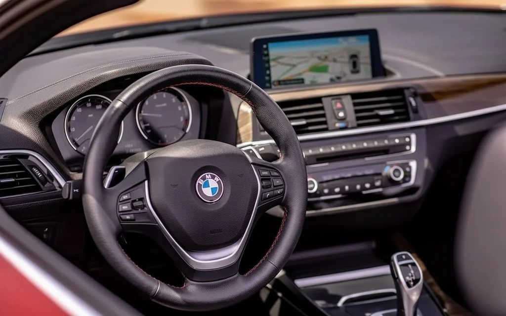Bmw 230 2025 interior view showing trim