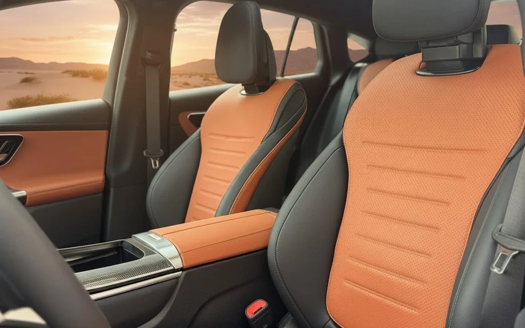 Mercedes Glc200 2025 leather seats and cabin