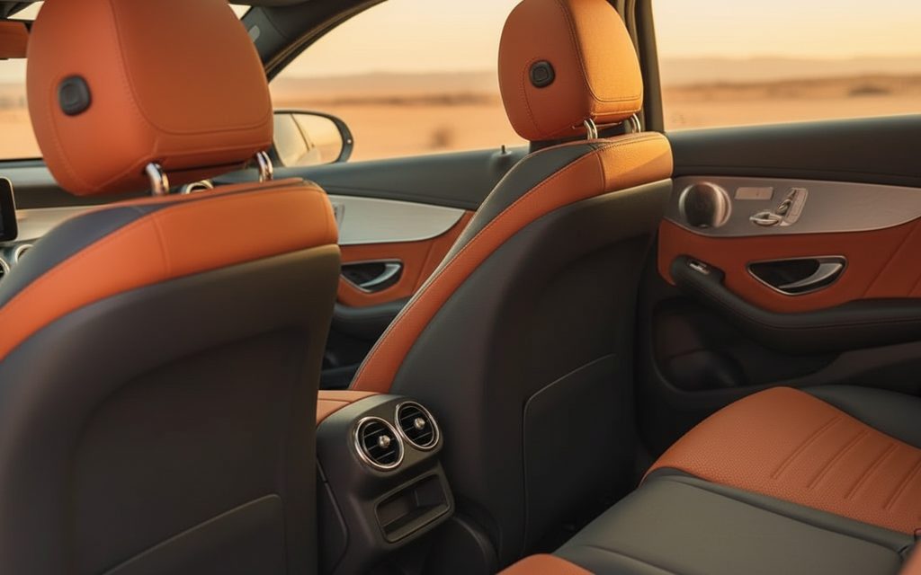 Mercedes Glc200 2025 leather seats and cabin