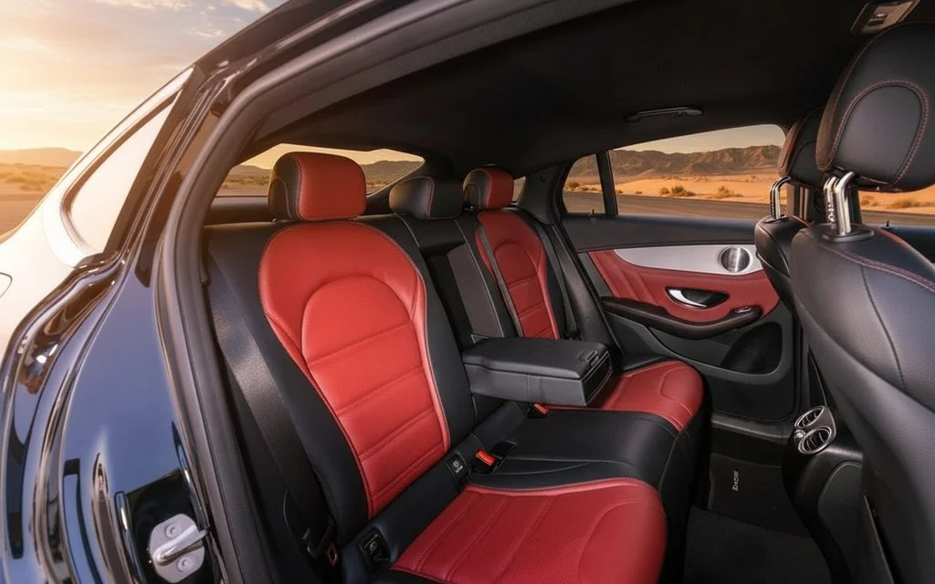 Mercedes Glc43 2022 leather seats and cabin