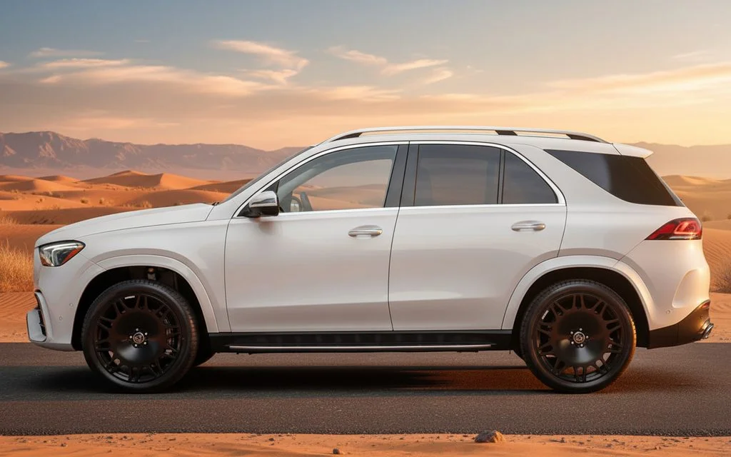 Mercedes Gle350 2022 White side profile