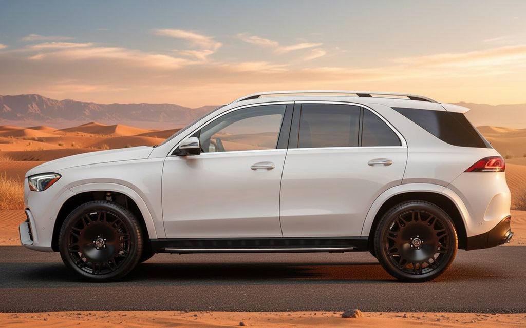 Mercedes Gle350 2022 White side profile