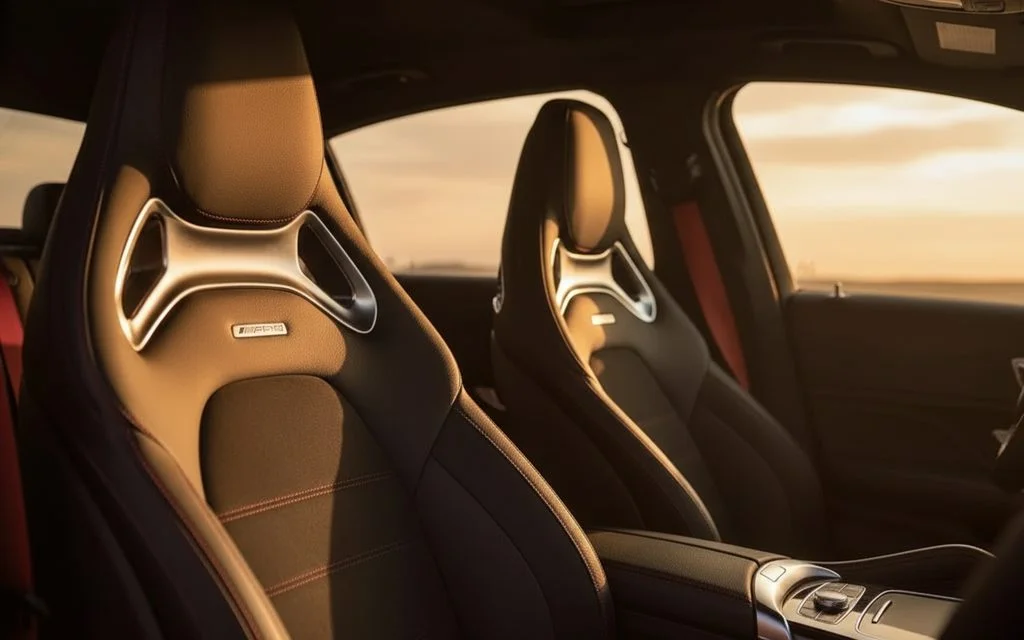 Mercedes Gle53 2022 leather seats and cabin