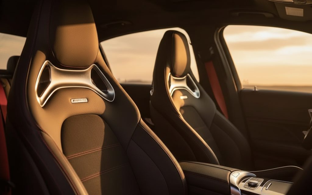 Mercedes Gle53 2022 leather seats and cabin