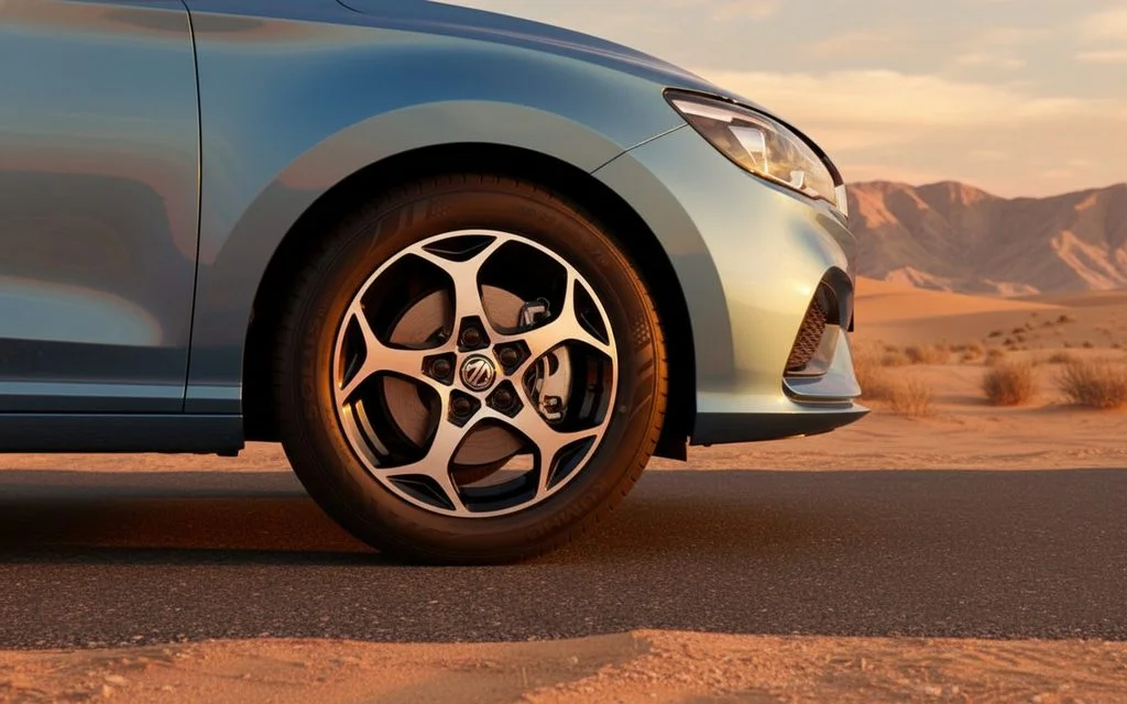Mg 3 2024 alloy wheel close up