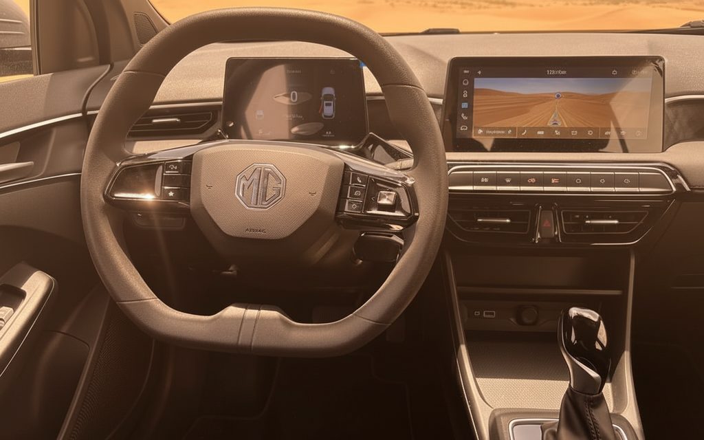 Mg 3 2024 interior view showing trim