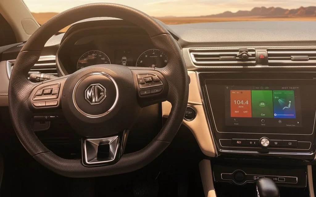 Mg 5 2023 interior view showing trim