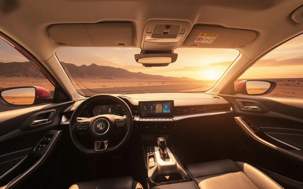 Mg Gt 2022 interior view showing trim