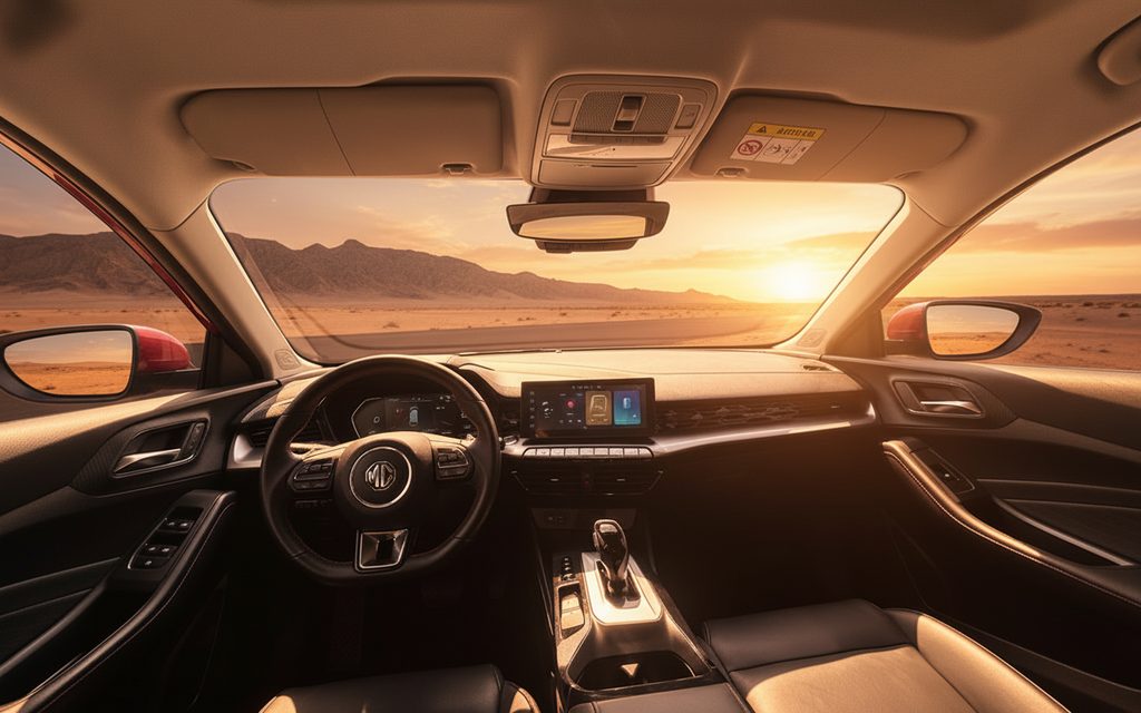 Mg Gt 2022 interior view showing trim