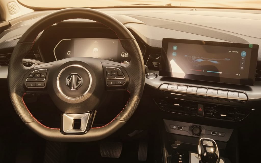 Mg Gt 2023 interior view showing trim