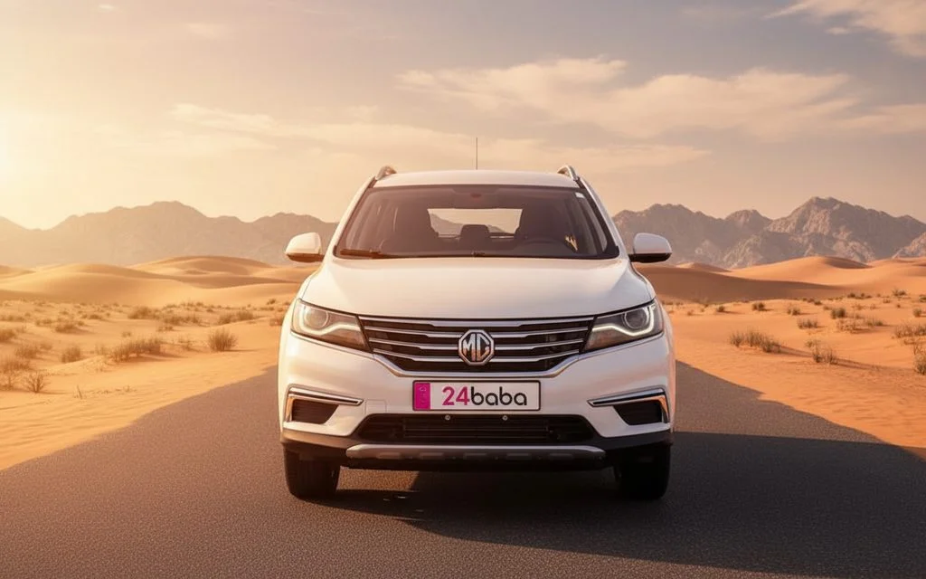 Mg Rx5 2023 White front view with headlights