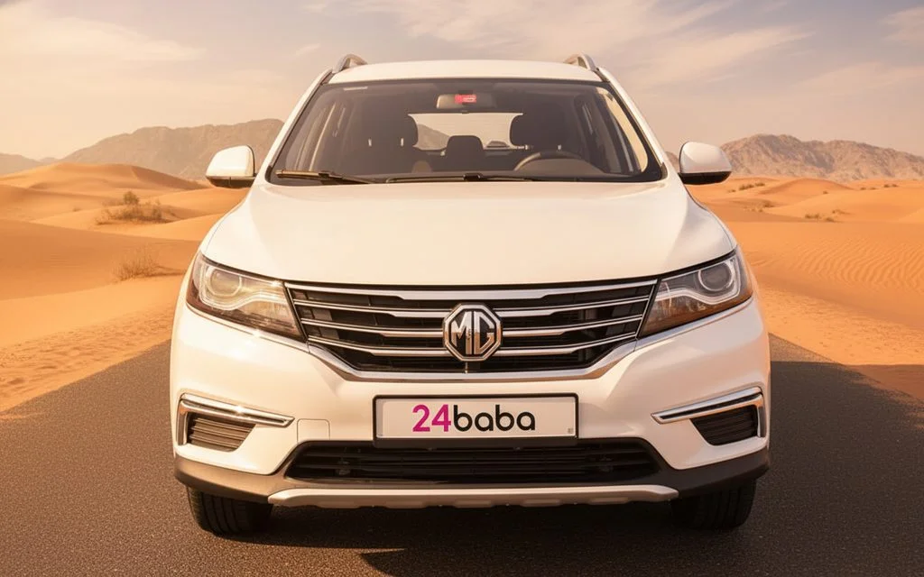 Mg Rx5 2024 White front view with headlights