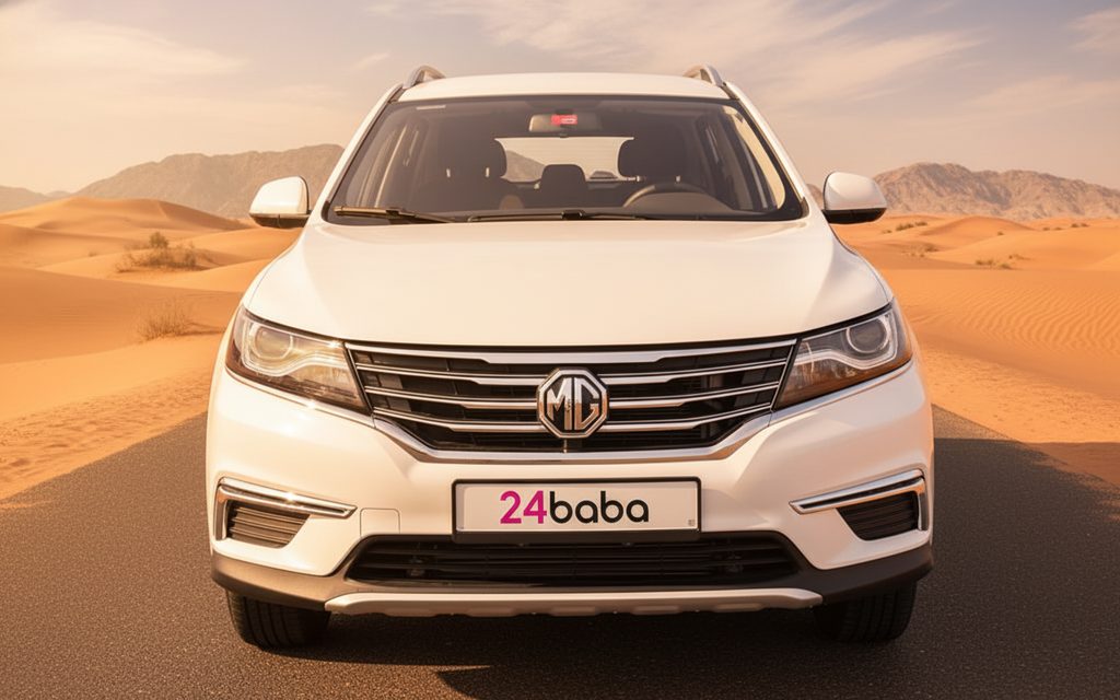 Mg Rx5 2024 White front view with headlights