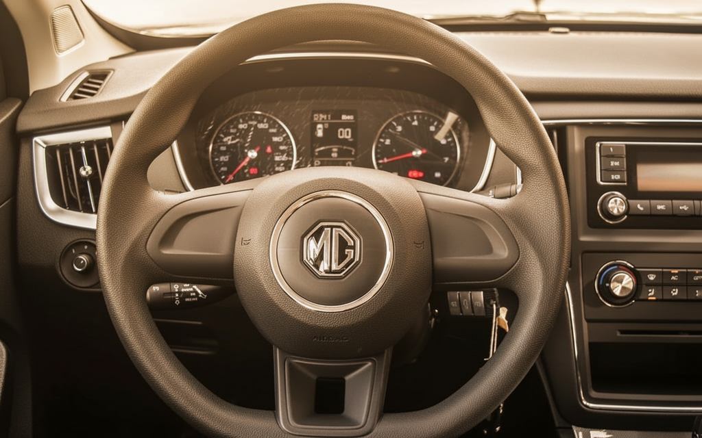 Mg Rx5 2024 interior view showing trim