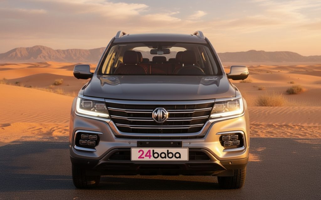 Mg Rx8 2024 Grey front view with headlights