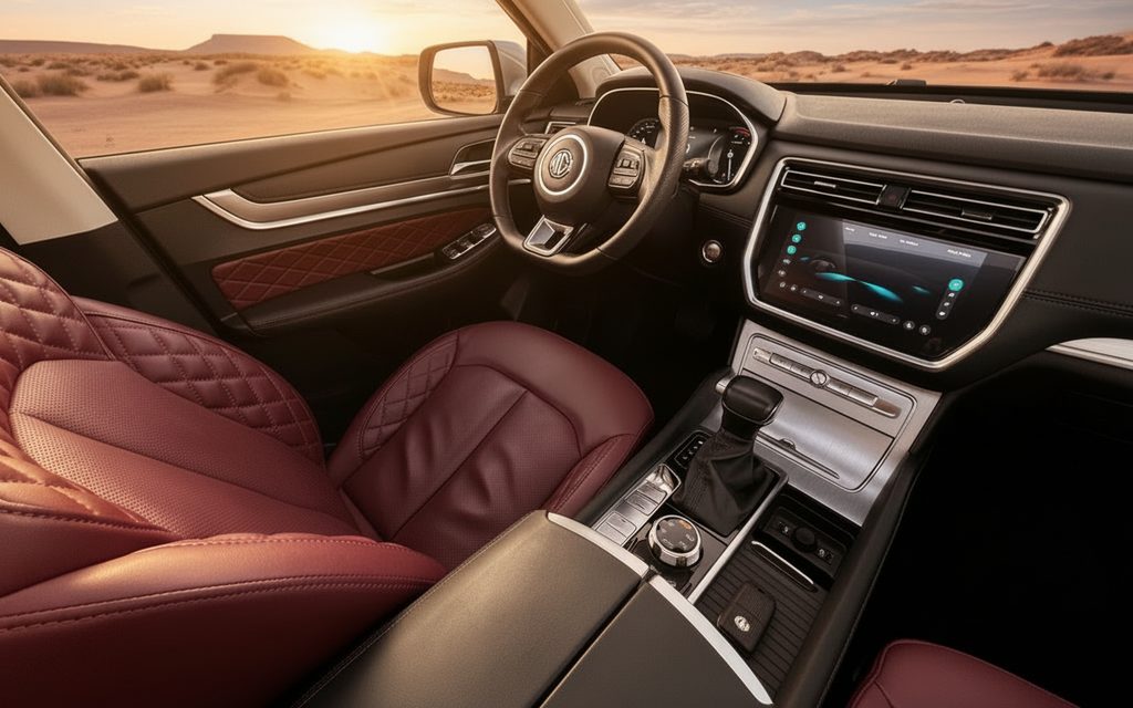 Mg Rx8 2024 interior view showing trim