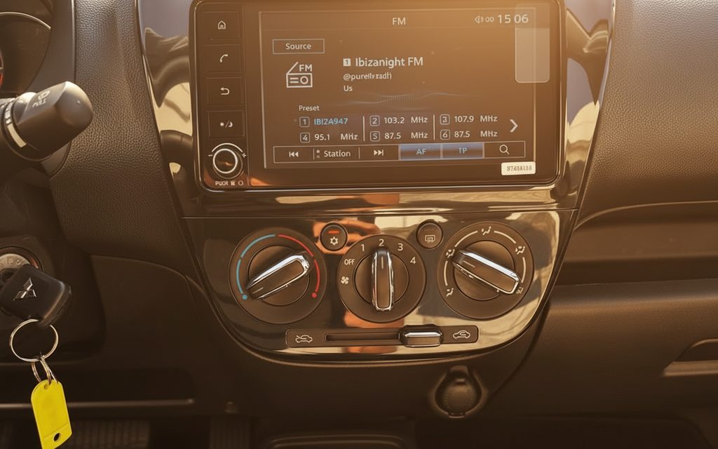 Mitsubishi Attrage 2024 interior view showing trim – rental in Dubai