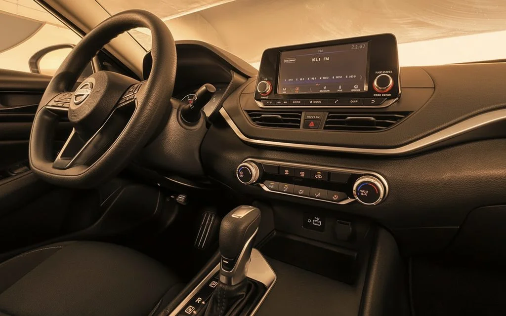 Nissan Altima 2024 dashboard and infotainment