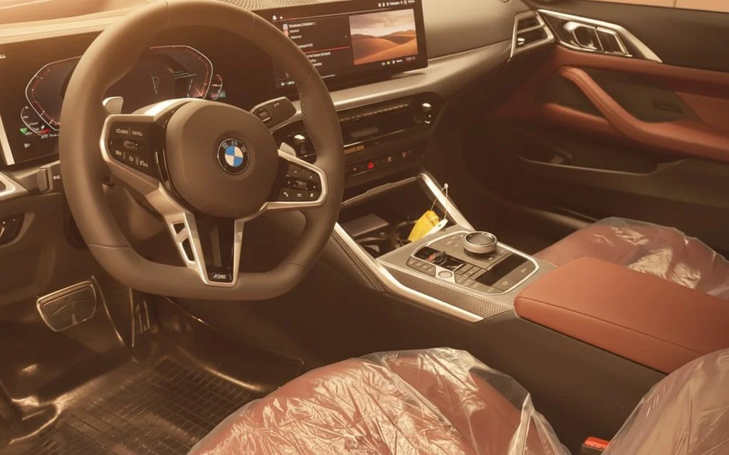 Bmw 420 2025 interior view showing trim