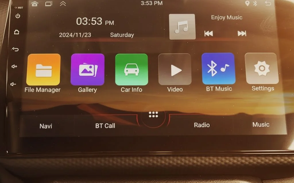 Nissan Kicks 2024 interior view showing trim – rental in Dubai