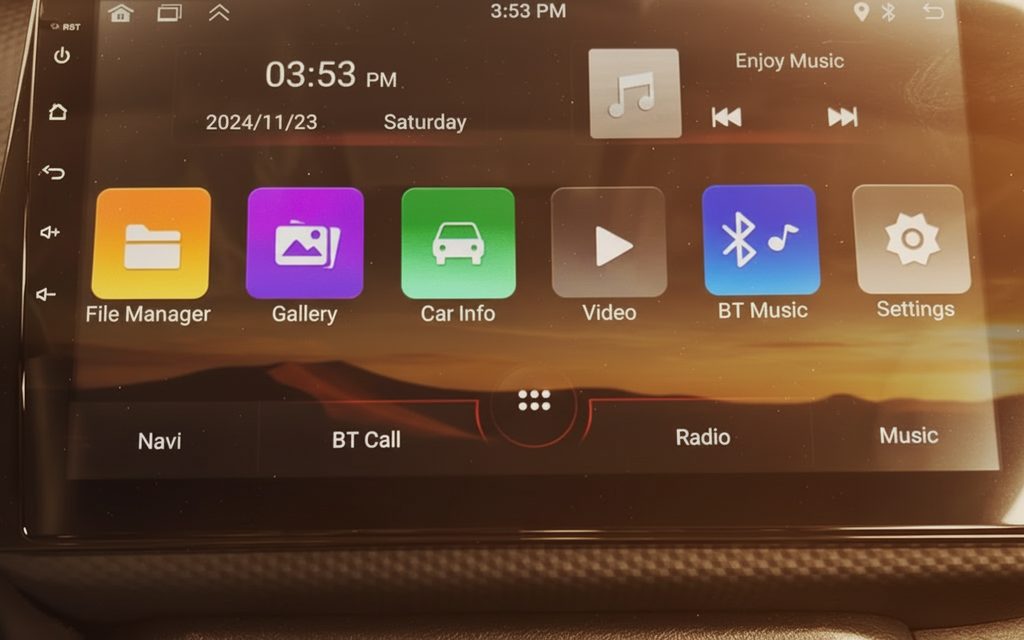 Nissan Kicks 2024 interior view showing trim – rental in Dubai