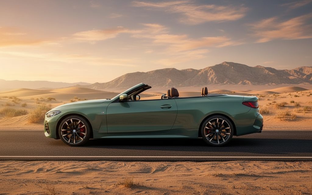Bmw 420 2025 Green side profile