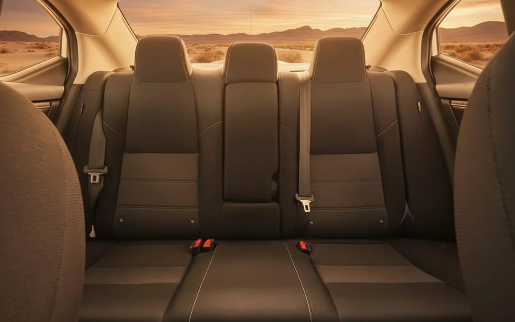 Nissan Sentra 2022 leather seats and cabin – rental in Dubai