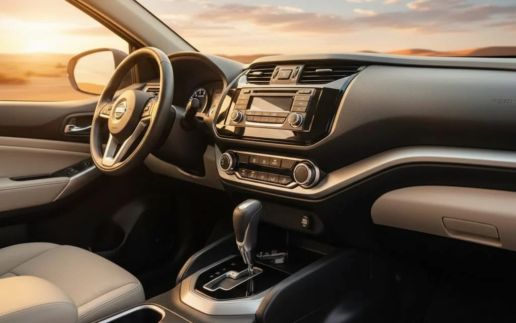 Nissan X Terra 2022 interior view showing trim – rental in Dubai