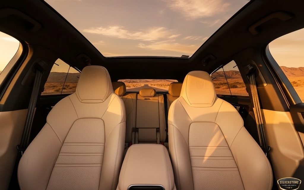 Porsche Cayenne 2022 leather seats and cabin